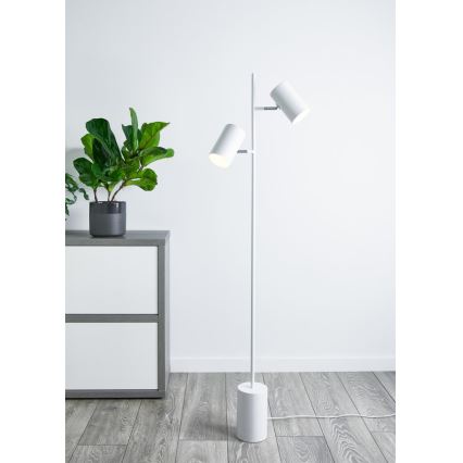 Markslöjd 107948 - Lampada da terra TWIN 2xE14/40W/230V