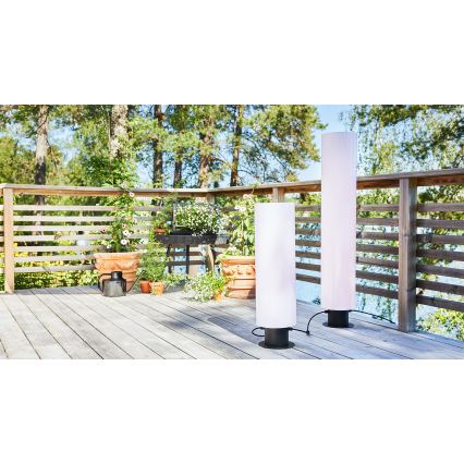 Markslöjd 107985 - Lampada da esterno LED GARDEN24 LED/12W/24V 70 cm IP44 nera