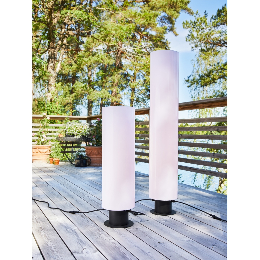 Markslöjd 107985 - Lampada da esterno LED GARDEN24 LED/12W/24V 70 cm IP44 nera