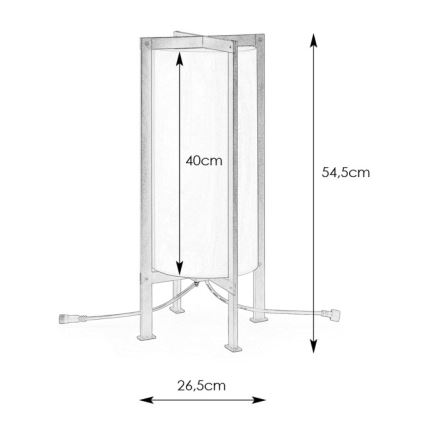 Markslöjd 107987 - Lampada da esterno a LED GARDEN24 LED/6W/24V 54 cm IP44 nero
