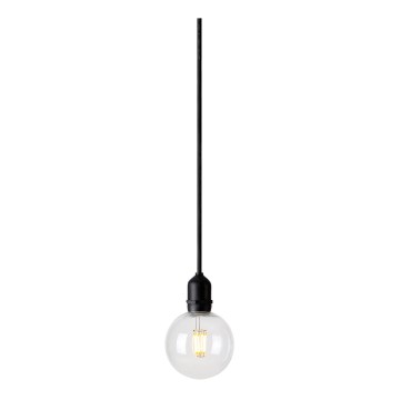 Markslöjd 107989 - Lampada a sospensione da esterni LED GARDEN24 LED/2,86W/24V IP44 nero/trasparente