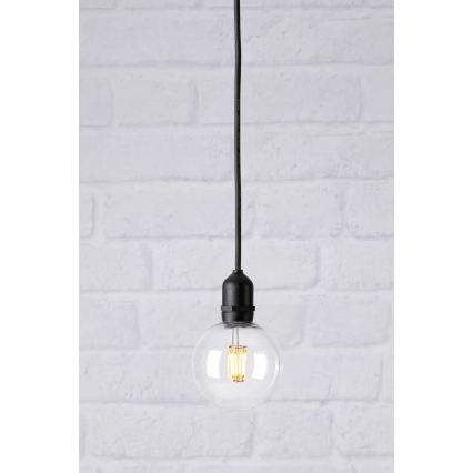 Markslöjd 107989 - Lampada a sospensione da esterni LED GARDEN24 LED/2,86W/24V IP44 nero/trasparente