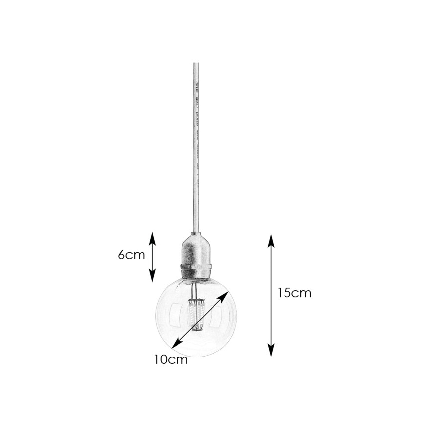 Markslöjd 107989 - Lampada a sospensione da esterni LED GARDEN24 LED/2,86W/24V IP44 nero/trasparente