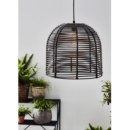 Markslöjd 107990 - Lampada a sospensione per esterni GARDEN24 LED/2,86W/24V IP44 rattan/nero