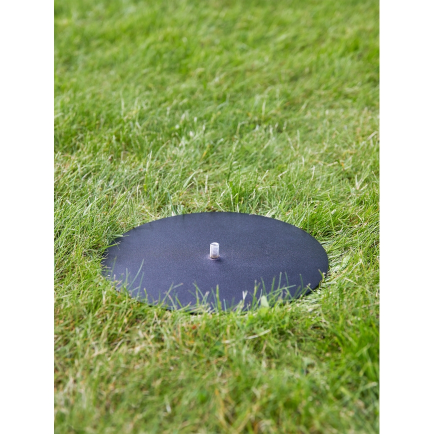 Markslöjd 107996 - Base di montaggio GARDEN24 Ø 25 cm, nera