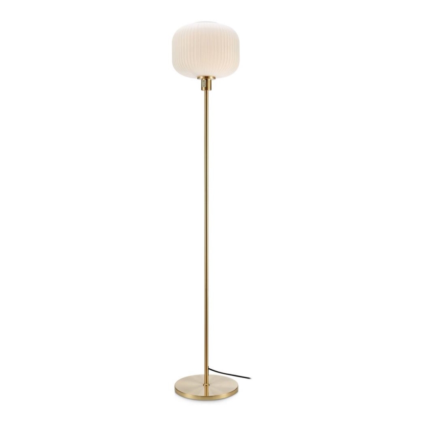 Markslöjd 108054 - Lampada da terra SOBER 1xE27/40W/230V ottone