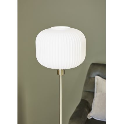 Markslöjd 108054 - Lampada da terra SOBER 1xE27/40W/230V ottone