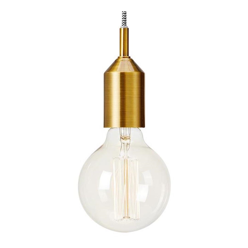 Markslöjd 108098 - Lampadario su filo BRONX 1xE27/60W/230V bronzo