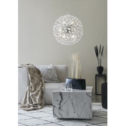 Markslöjd 108101 - Lampadario di cristallo su filo BOLID 9xG9/20W/230V