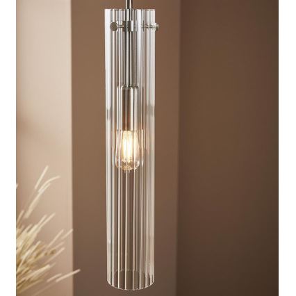 Markslöjd 108112 - Lampadario su filo TUBO 1xE14/40W/230V