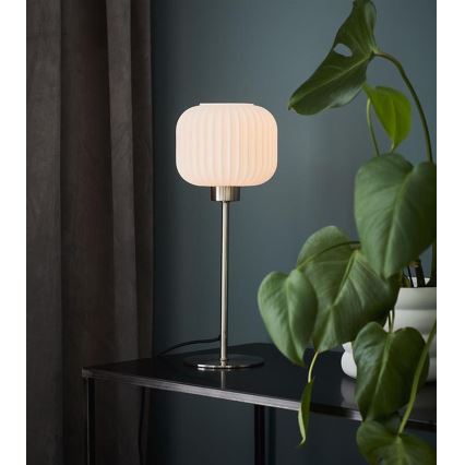 Markslöjd 108121 - Lampada da tavolo SOBER 1xE27/60W/230V cromo opaco