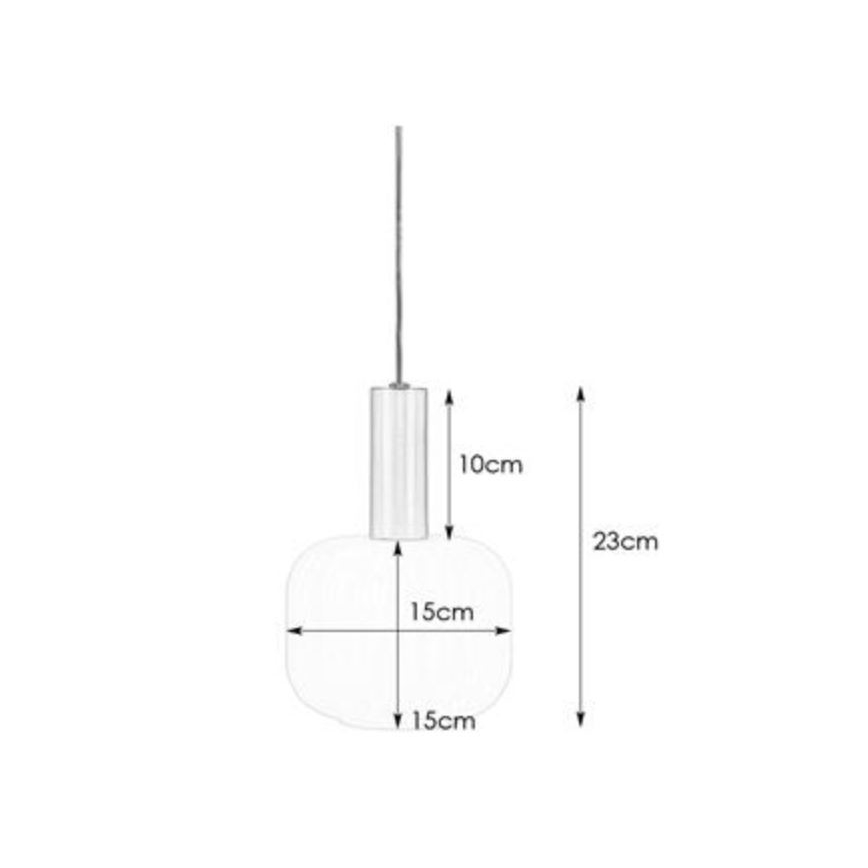Markslöjd 108122 - Lampadario su filo SOBER 1xE14/40W/230V cromo opaco