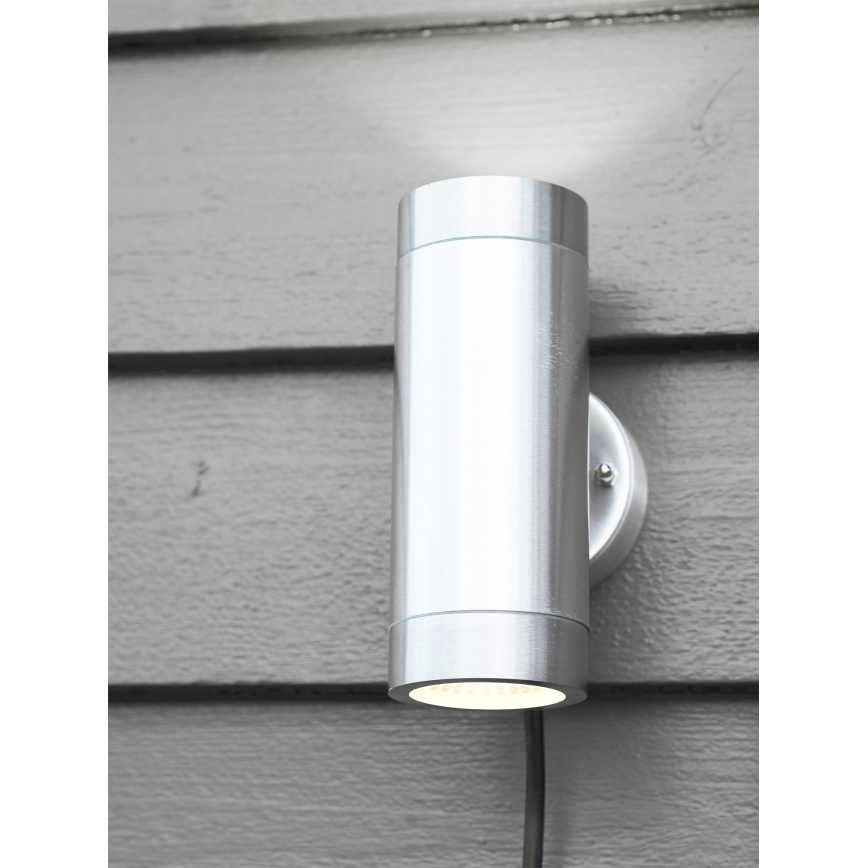 Markslöjd 108170 - Applique da esterno LED GARDEN24 2xLED/3W/24V IP44 cromo satinato