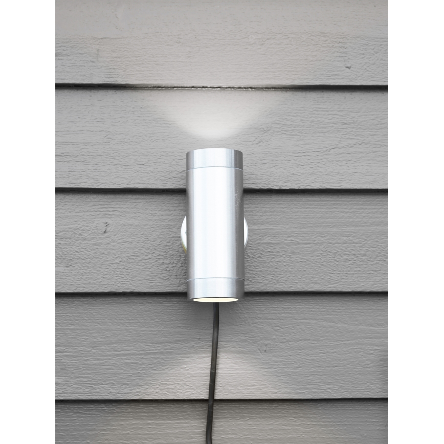 Markslöjd 108170 - Applique da esterno LED GARDEN24 2xLED/3W/24V IP44 cromo satinato