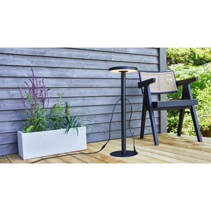 Markslöjd 108173 - Lampada da esterno LED GARDEN24 LED/5W/24V 96 cm IP44 nera