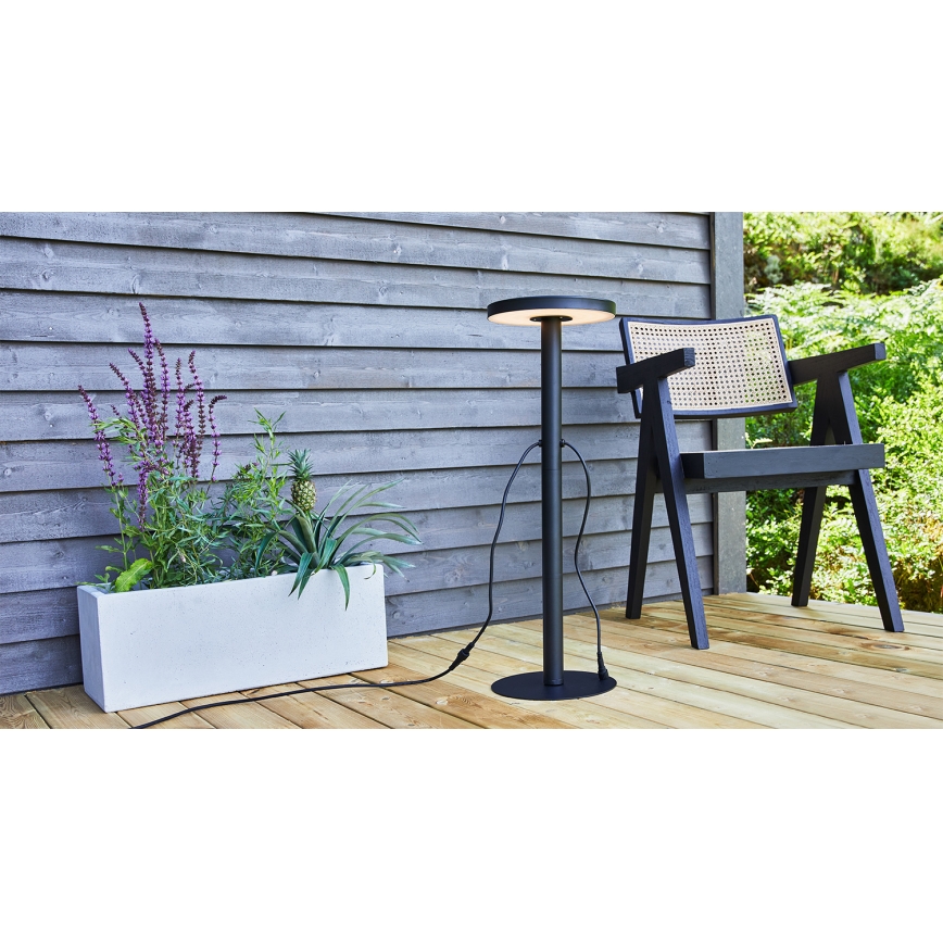 Markslöjd 108173 - Lampada da esterno LED GARDEN24 LED/5W/24V 96 cm IP44 nera