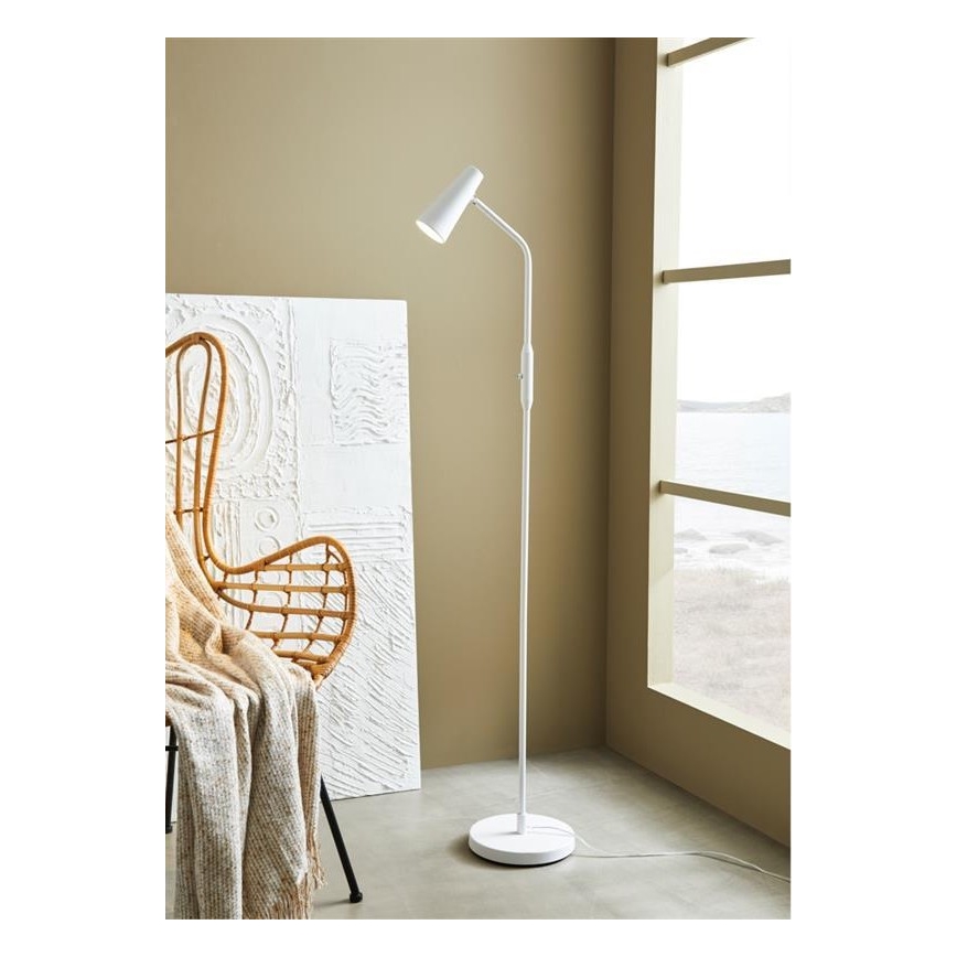Markslöjd 108205 - Lampada da terra CREST 1xGU10/7W/230V bianco
