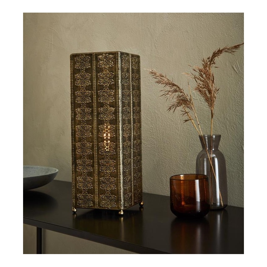 Markslöjd 108223 - Lampada da tavolo AGRA 1xE14/18W/230V oro