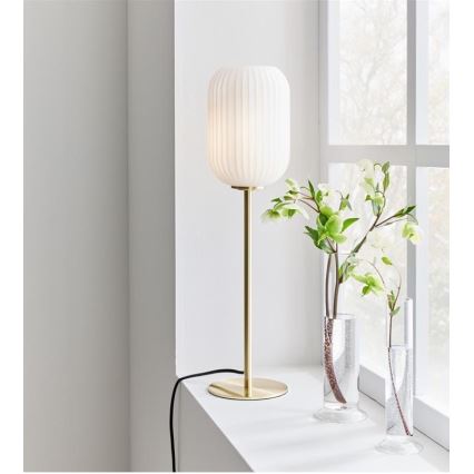 Markslöjd 108251 - Lampada da tavolo CAVA 1xE14/40W/230V oro