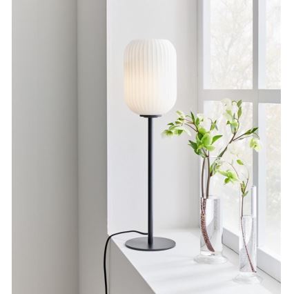 Markslöjd 108252 - Lampada da tavolo CAVA 1xE14/40W/230V nero