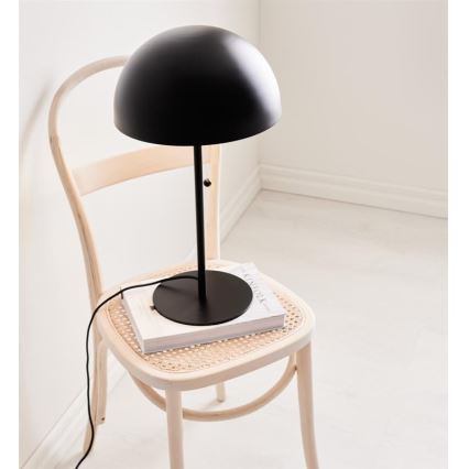 Markslöjd 108258 - Lampada da tavolo DOME 2xE14/40W/230V nero