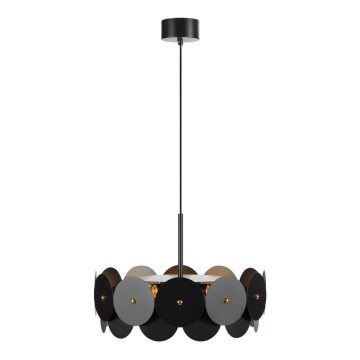 Markslöjd 108265 - Lampadario su corda VEGAS 3xE27/40W/230V nero