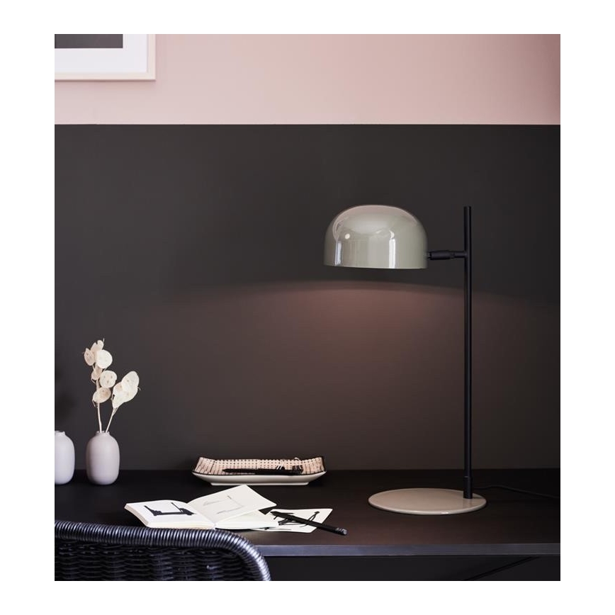 Markslöjd 108292 - Lampada da tavolo POSE 1xE14/25W/230V grigia