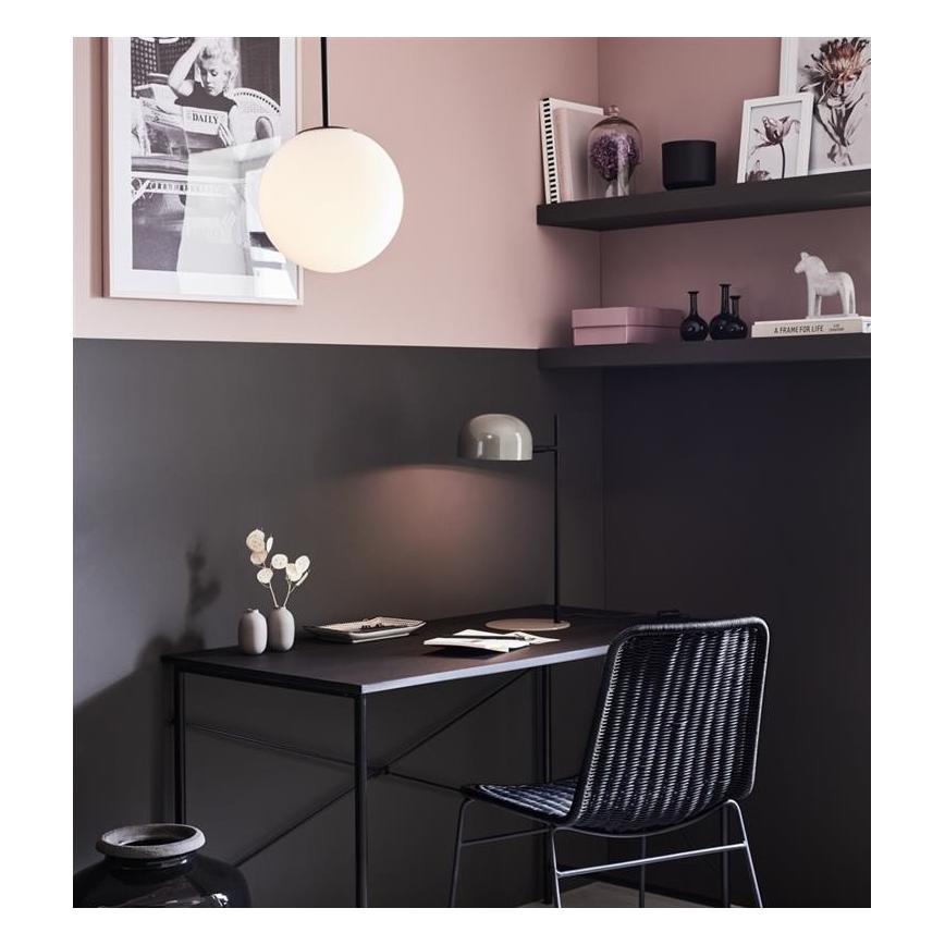 Markslöjd 108292 - Lampada da tavolo POSE 1xE14/25W/230V grigia