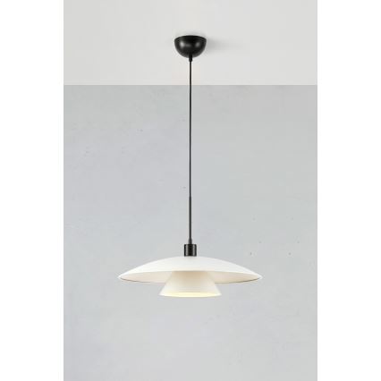 Markslöjd 108430 - Lampadario a sospensione con filo MILLINGE 1xE27/40W/230V bianco