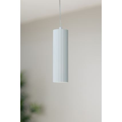 Markslöjd 108465 - Lampadario a sospensione con filo COSTILLA 1xGU10/7W/230V bianco