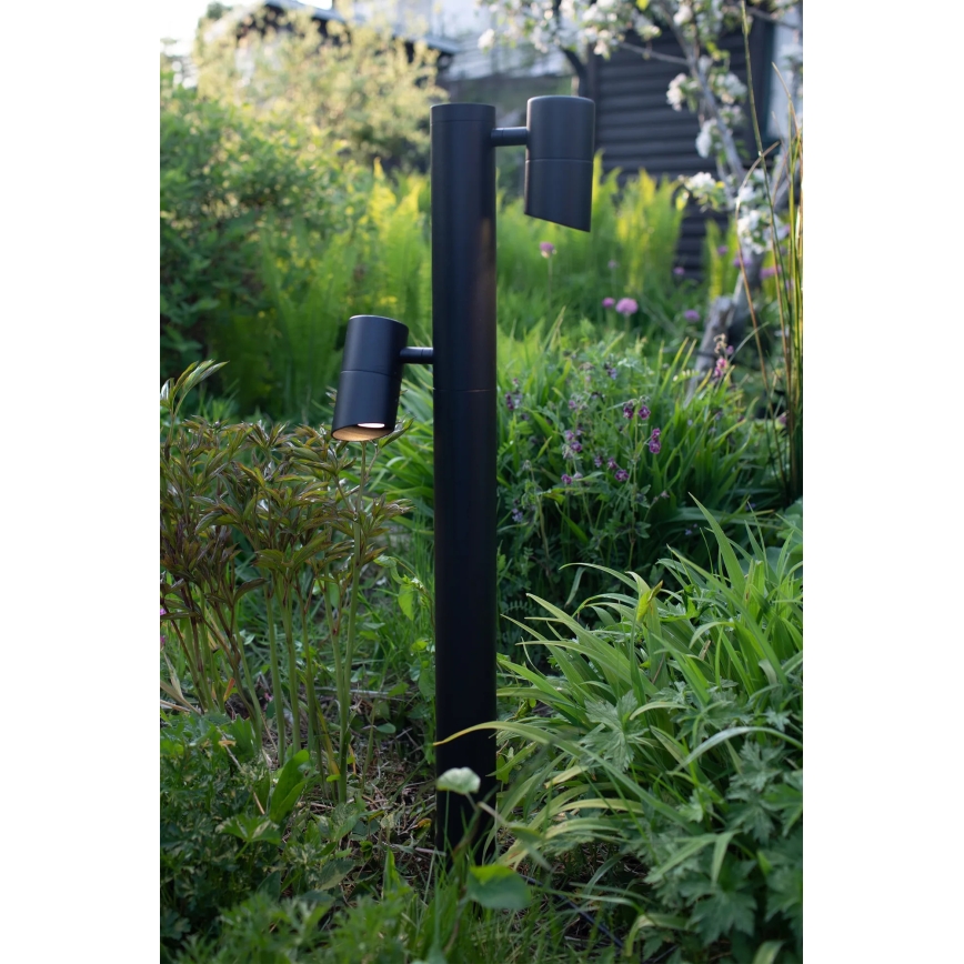 Markslöjd 108486 - Lampada LED da esterno GARDEN24 2xLED/6W/24V 99 cm IP44 nera