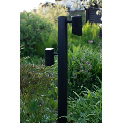 Markslöjd 108486 - Lampada LED da esterno GARDEN24 2xLED/6W/24V 99 cm IP44 nera
