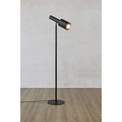 Markslöjd 108542 - Lampada da terra OZZY 1xE27/40W/230V nero