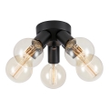Markslöjd 108552 - Plafoniera MAZZO 5xE27/40W/230V nero