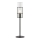 Markslöjd 108555 - Lampada da tavolo TUBO 1xE14/40W/230V 50 cm nero/clear