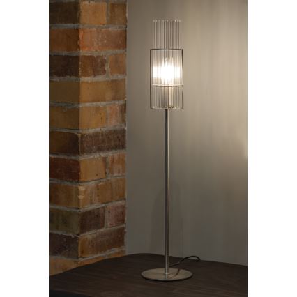 Markslöjd 108558 - Lampada da tavolo TUBO 1xE14/40W/230V 65 cm cromo lucido/clear