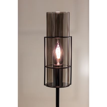 Markslöjd 108559 - Lampada da tavolo TUBO 1xE14/40W/230V 50 cm nero