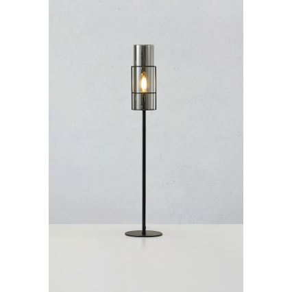 Markslöjd 108560 - Lampada da tavolo TORCIA 1xE14/40W/230V 65 cm nero