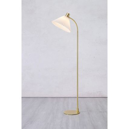 Markslöjd 108569 - Lampada con piedistallo MIRA 1xE27/40W/230V oro