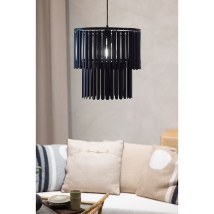 Markslöjd 108581 - Lampadario a sospensione con filo VIENTO 1xE27/40W/230V nero