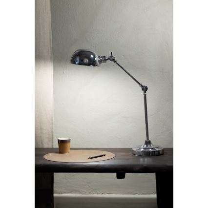 Markslöjd 108583 - Lampada da tavolo PORTLAND 1xE27/40W/230V cromo lucido