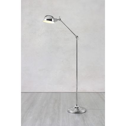 Markslöjd 108585 - Lampada con piedistallo PORTLAND 1xE27/40W/230V cromo lucido