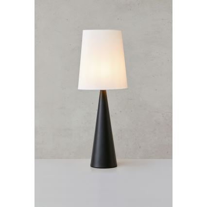 Markslöjd 108597 - Lampada da tavolo CONUS 1xE14/40W/230V bianco/nero