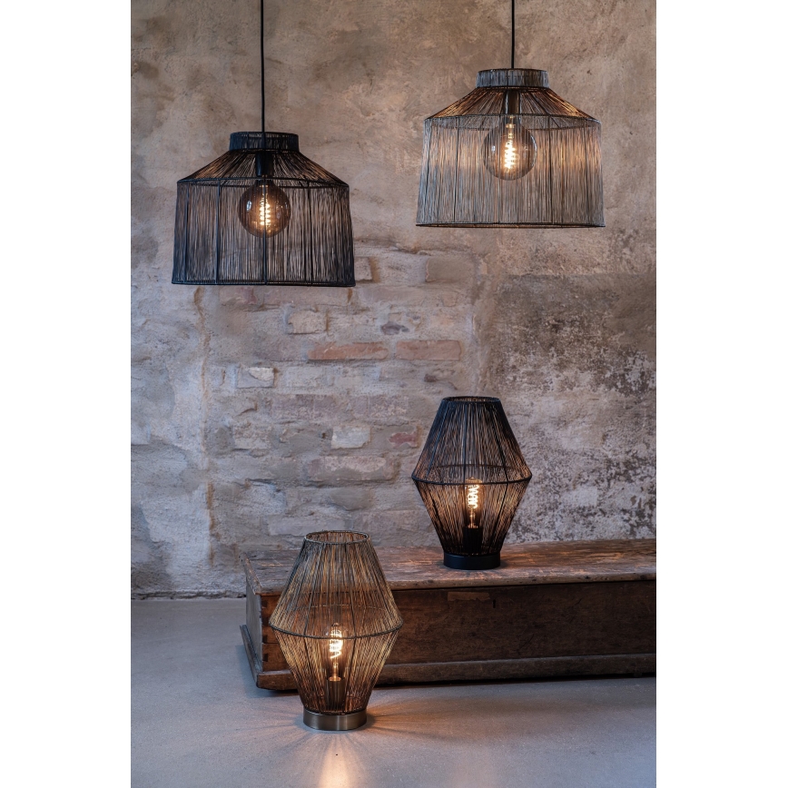 Markslöjd 108667 - Lampadario a sospensione con filo CAPANNA 1xE27/40W/230V ottone