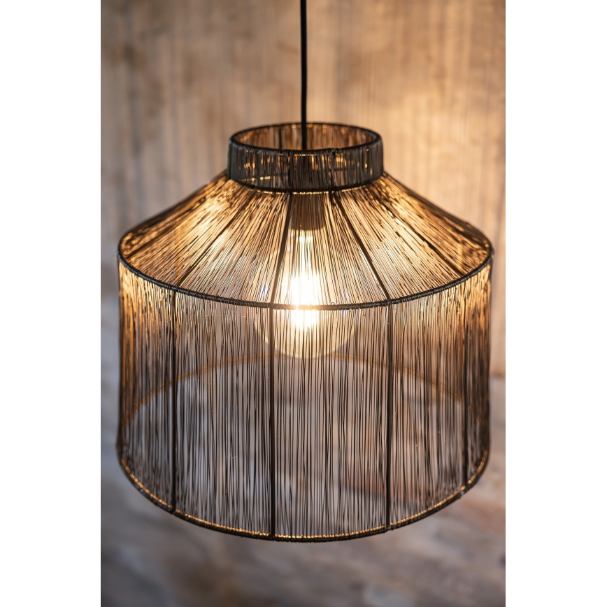 Markslöjd 108667 - Lampadario a sospensione con filo CAPANNA 1xE27/40W/230V ottone