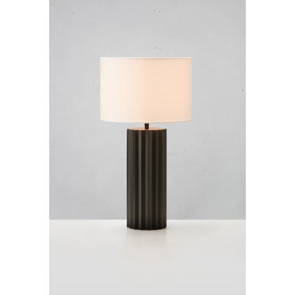 Markslöjd 108670 - Lampada da tavolo HASHIRA 1xE27/40W/230V bianco/nero