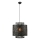 Markslöjd 108676 - Lampadario a sospensione con filo STRATI 1xE27/40W/230V nero/bambù