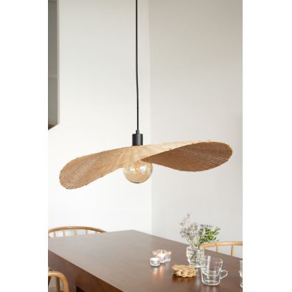 Markslöjd 108677 - Lampadario a sospensione con filo RAYO 1xE27/40W/230V beige/bambù