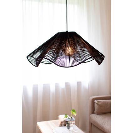 Markslöjd 108682 - Lampadario a sospensione con filo NAMI 1xE27/40W/230V nero