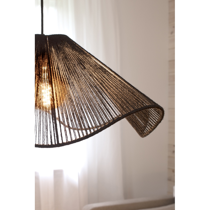 Markslöjd 108682 - Lampadario a sospensione con filo NAMI 1xE27/40W/230V nero